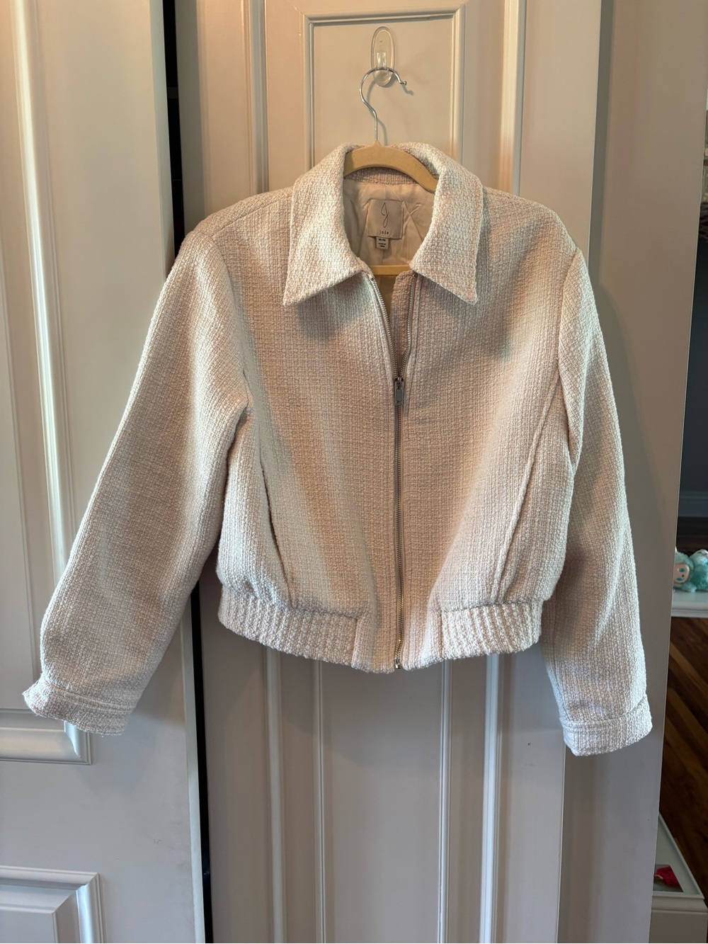 Joie Balina Tweed Bouclé Full-Zip Jacket